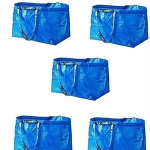 5 sturdy Ikea Frakta Bags storage holiday laundry spring cleaning toy storage